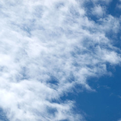 blue sky and beautiful clouds