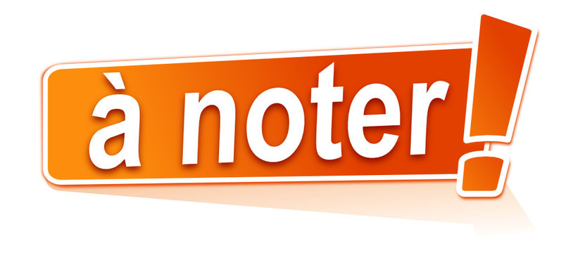 &agrave; noter sur &eacute;tiquette orange