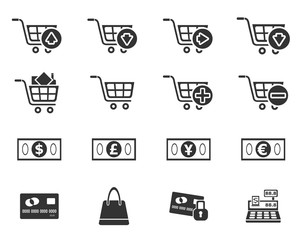 marketing and e-commerce icon set