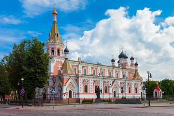 Holy intercession Cathedral in Grodno, Belarus.