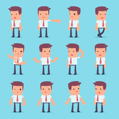 Flat Simple Character Manager for use in design