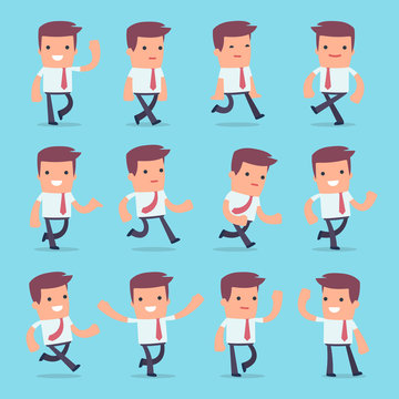 Flat Simple Character Manager for use in design
