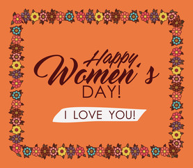 Fototapeta premium happy womens day design 