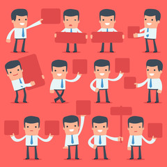 Flat Simple Character Manager for use in design