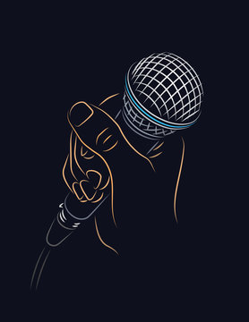Microphone in hand