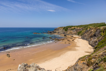 beach passage of the vicentina route in Alentejo Portugal 2