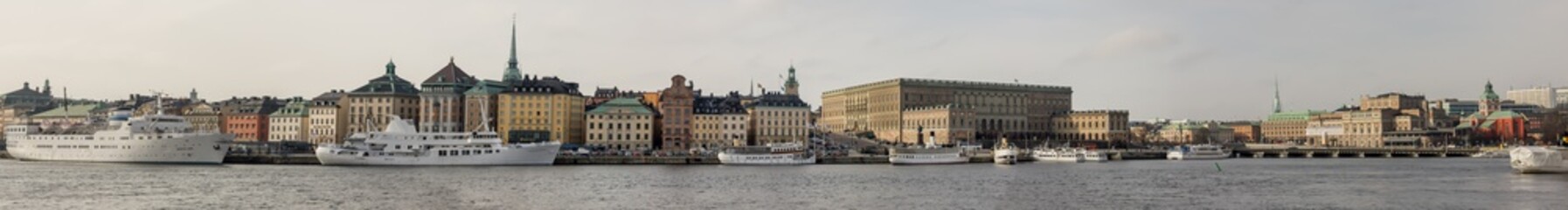 panoramic view of the downtown of the city of stockholm