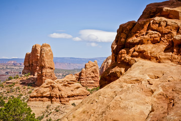 Fototapeta premium sandstone formations in the moab desert