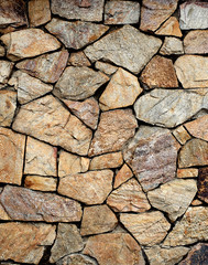 Fototapeta premium cracked real stone wall