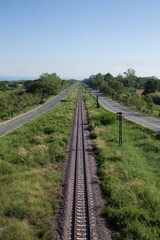 The highway ring road of Chiang Mai city