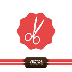 scissors icon design 