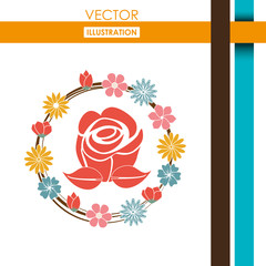 flower icon design 