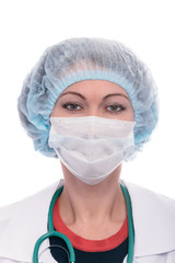 Beautiful woman doctor.