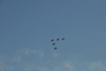 航空ショー　雲