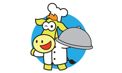 Naklejka premium Cook Horse