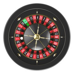 Casino roulette wheel