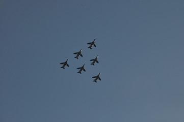 航空ショー　雲