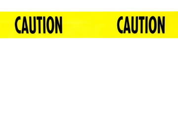 Yellow Caution, Do Not Enter Tape