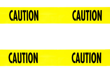 Yellow Caution, Do Not Enter Tape