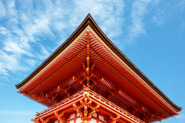 Naklejka premium architecture of Japanese temple shrine