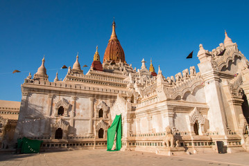 Fototapeta na wymiar Ananda Temple , Bagan, Myanmar,Burmar