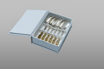 set of tea spoons
