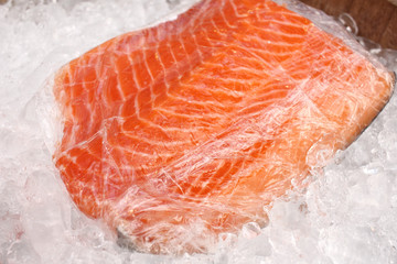 Raw salmon