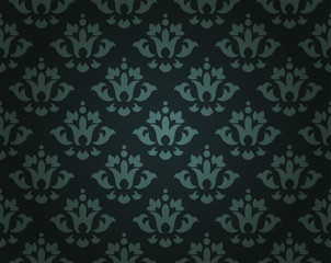 Vintage floral background pattern.