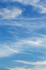 cloud on blue sky background