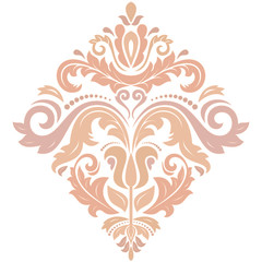 Oriental colorful pattern with arabesques and floral elements. Traditional classic ornament