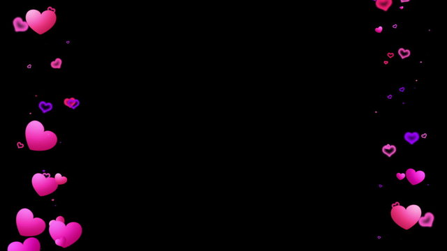 ハートスクロール　ループ heart scroll loop