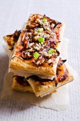 Tart of puff pastry