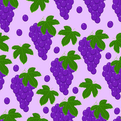 Grapes seamless background