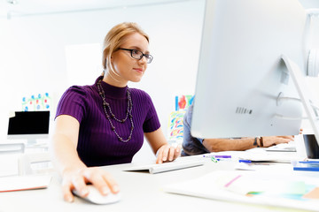 Business woman in office