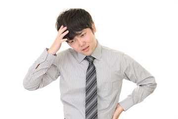 苦悩するビジネスマン