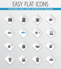 Dishes Icons set