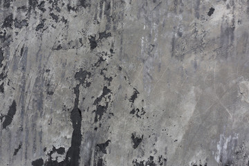 cement mortar wall texture with black paint grunge background