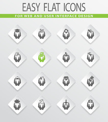 Hand icons set