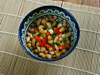 Pakistani Mixed Bean Salad