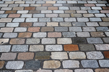 Background with the image of cobble-stone