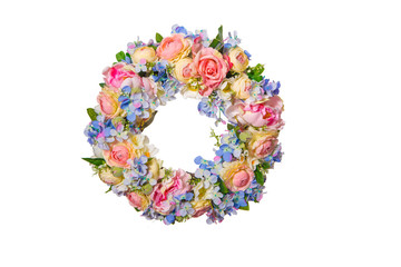  spring floral wreath