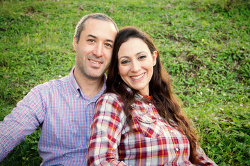 Happy Smiling Couple in love