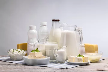 Foto auf Acrylglas Milchprodukte Milchprodukte