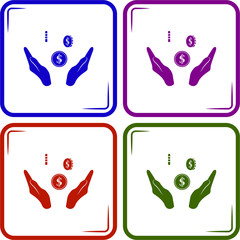 Hands  Receiving Money