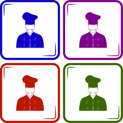 Chef Vector icon icon