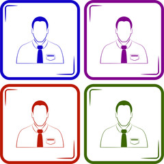 Manager vector icon