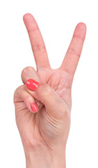 Young female hand