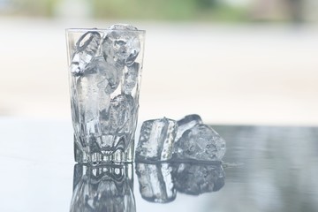 Ice on the table