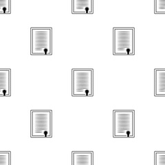 The diploma icon. Certificate symbol