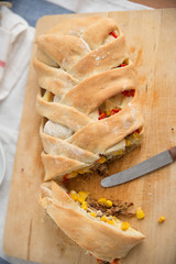 Stromboli, italienisches Pizzabrot